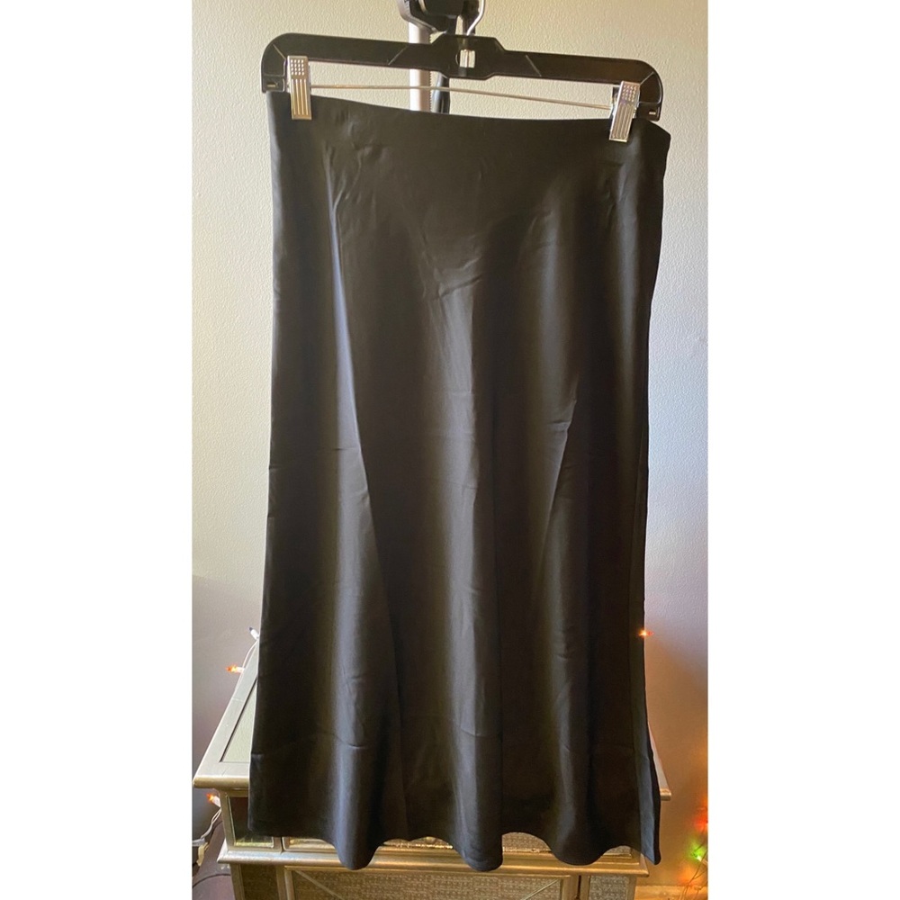J. Crew | Pull-on slip skirt - Black